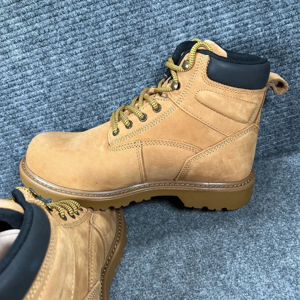 Wolverine Floorhand Boots Womens 10 Brown Insulated Steel Toe‎ Work Slip Oil Res